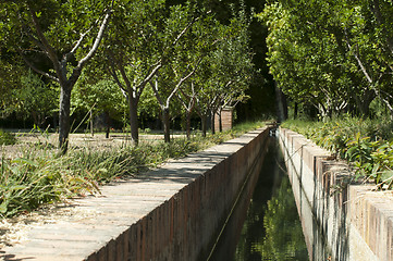 Image showing Irrigation canal