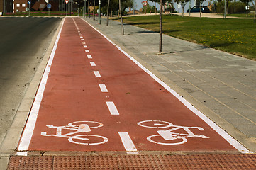 Image showing Bike lanes