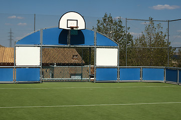 Image showing Basketball court