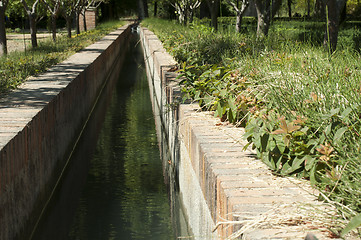 Image showing Irrigation canal