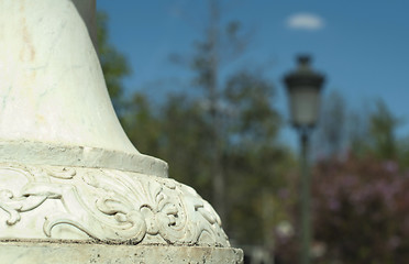 Image showing Ornaments and textures of old sculptures