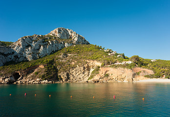 Image showing Secluded Costa Blanca bay