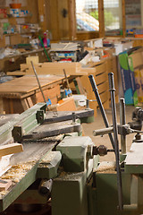 Image showing Carpenter workshop