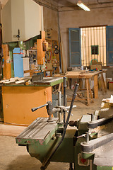 Image showing Carpenter workshop