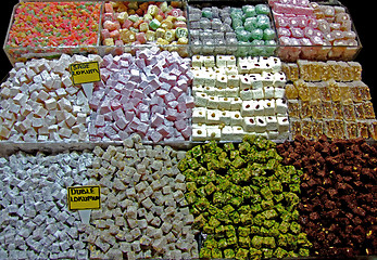 Image showing Variety of Turkish delights