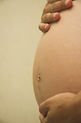 Image showing Expectant Mum