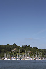 Image showing view towards kingswear marina