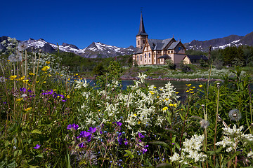 Image showing Lofoten cathedral