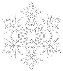 Image showing snowflake