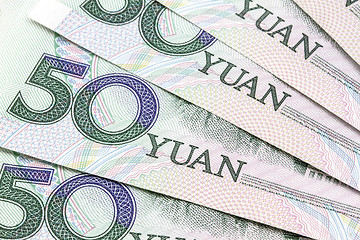 Image showing Chinese currency - 50 yuan