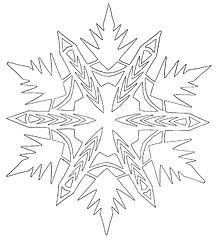 Image showing snowflake