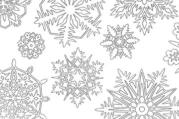 Image showing snowflakes