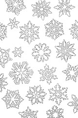 Image showing snowflakes