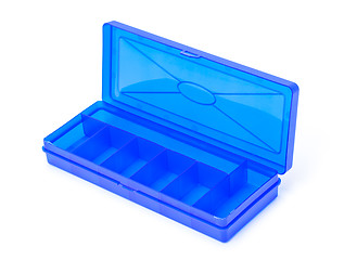 Image showing Plastic Blue Storage Box