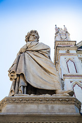 Image showing Dante statue