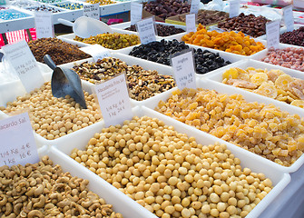 Image showing Nuts and dried fruit