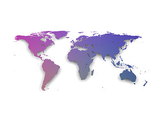 Image showing World map