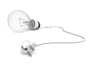 Image showing Unplugged lightbulb