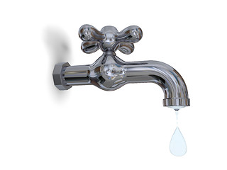 Image showing Tap dripping