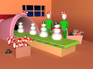 Image showing Xmas Factory