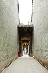 Image showing Chinese corridor in temple