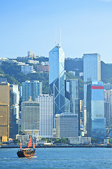 Image showing Hong Kong harbour