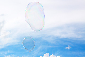 Image showing Soap bubbles