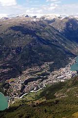 Image showing The City of Odda, Norway