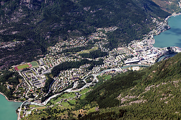 Image showing Odda in Hardanger