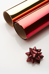 Image showing Red Christmas Bow