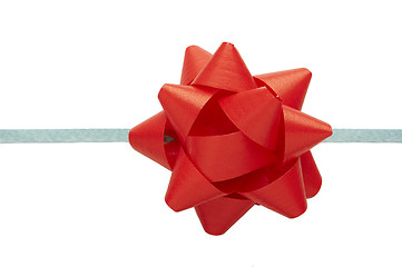 Image showing Red Christmas Bow