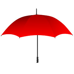 Image showing Red umbrella icon