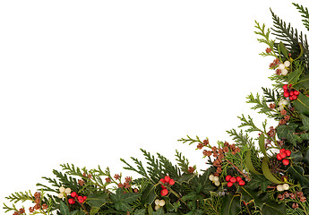 Image showing Seasonal Christmas Border