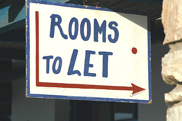 Image showing rooms to let