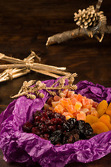 Image showing Dried fruit