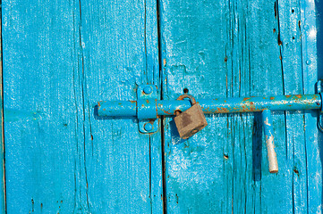 Image showing Wooden door