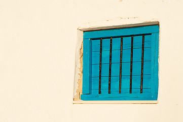 Image showing Blue window