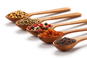 Image showing Spices in Spoon