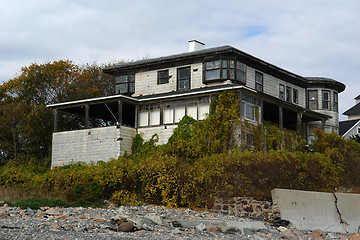 Image showing old abandoned beach house