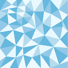 Image showing Texture with blue triangles