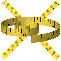 Image showing yellow tape measure