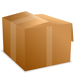 Image showing cardboard box