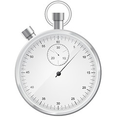 Image showing silver stopwatch