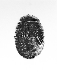 Image showing Thumb Print