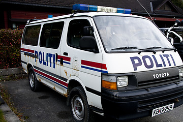 Image showing Old Police Car