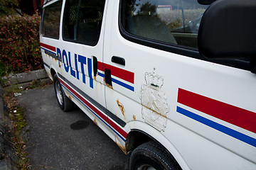 Image showing Old Police Car