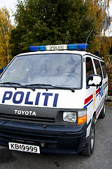 Image showing Old Police Car