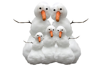 Image showing Snow Family