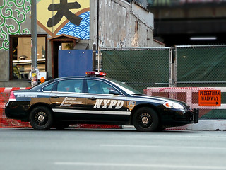 Image showing NYPD car