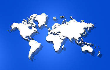 Image showing world map